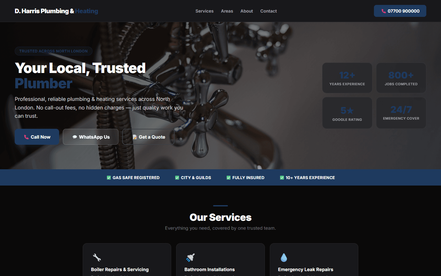 D. Harris Plumbing & Heating